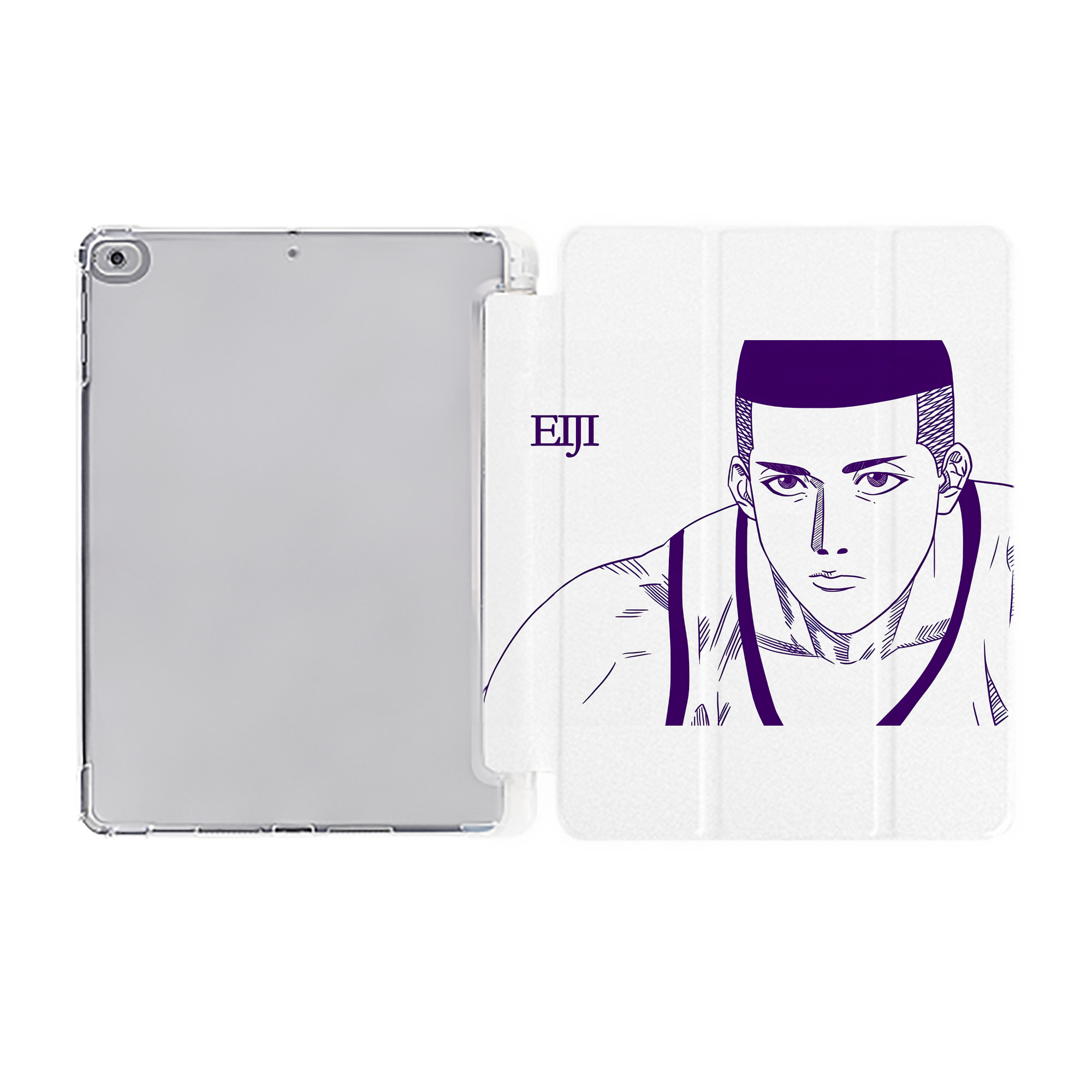 （画像用） SLAM DUNK／スラムダンク IPad ケース ペン収納付き 三つ折りスタンド PUレザー×シリコン 対応機種9.5/10.5/10.9インチ